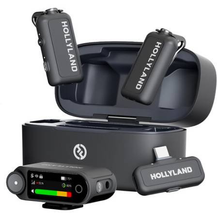 Hollyland Lark Max 2 Combo - zestaw, bezprzewodowy system mikrofonowy, 2x TX, 2x RX_1